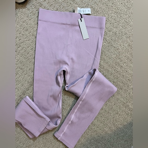 NWT babaton ribbed leggings balsam seamless - Picture 2 of 8